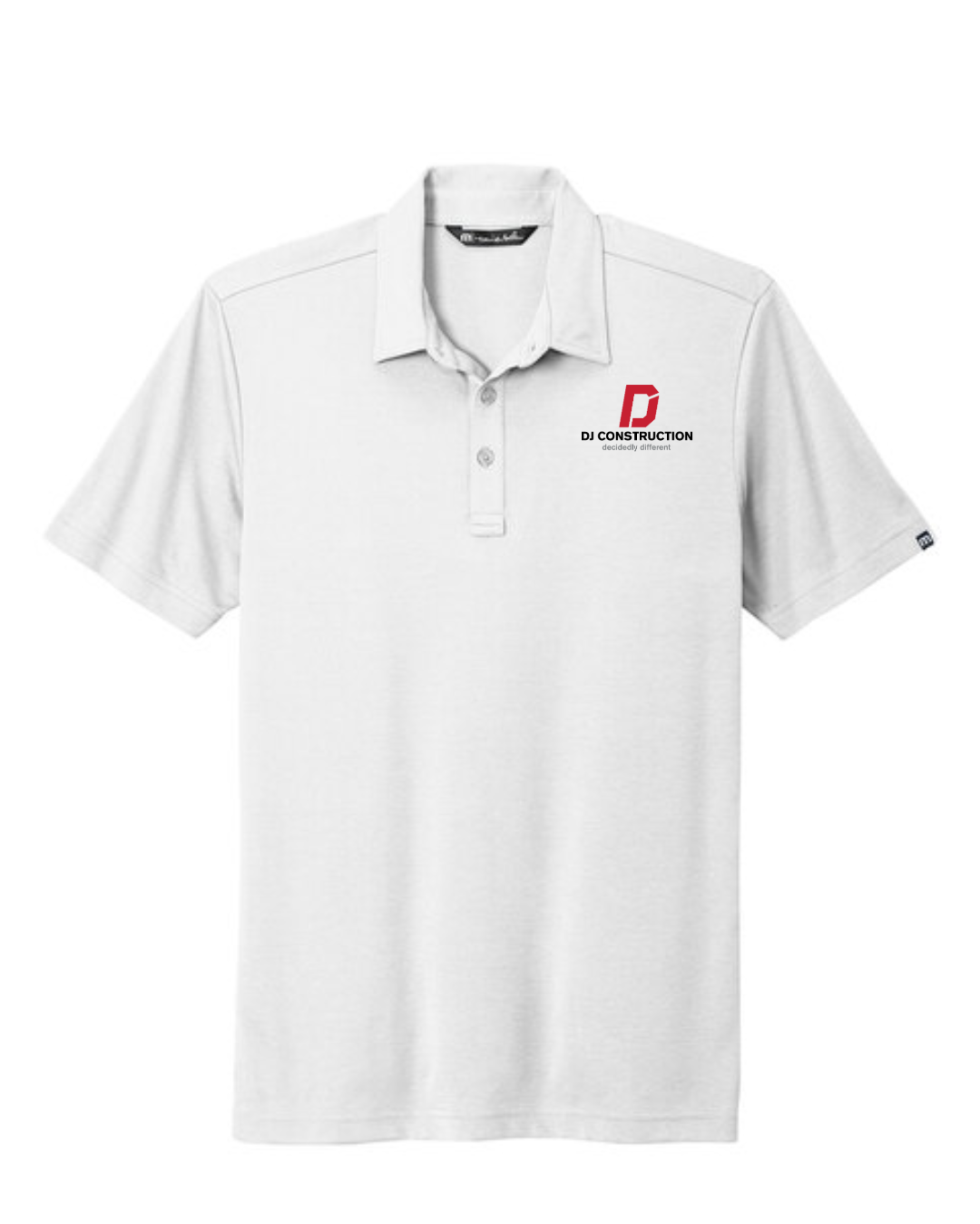 TM1MU411 - White TravisMathew Oceanside Solid Polo