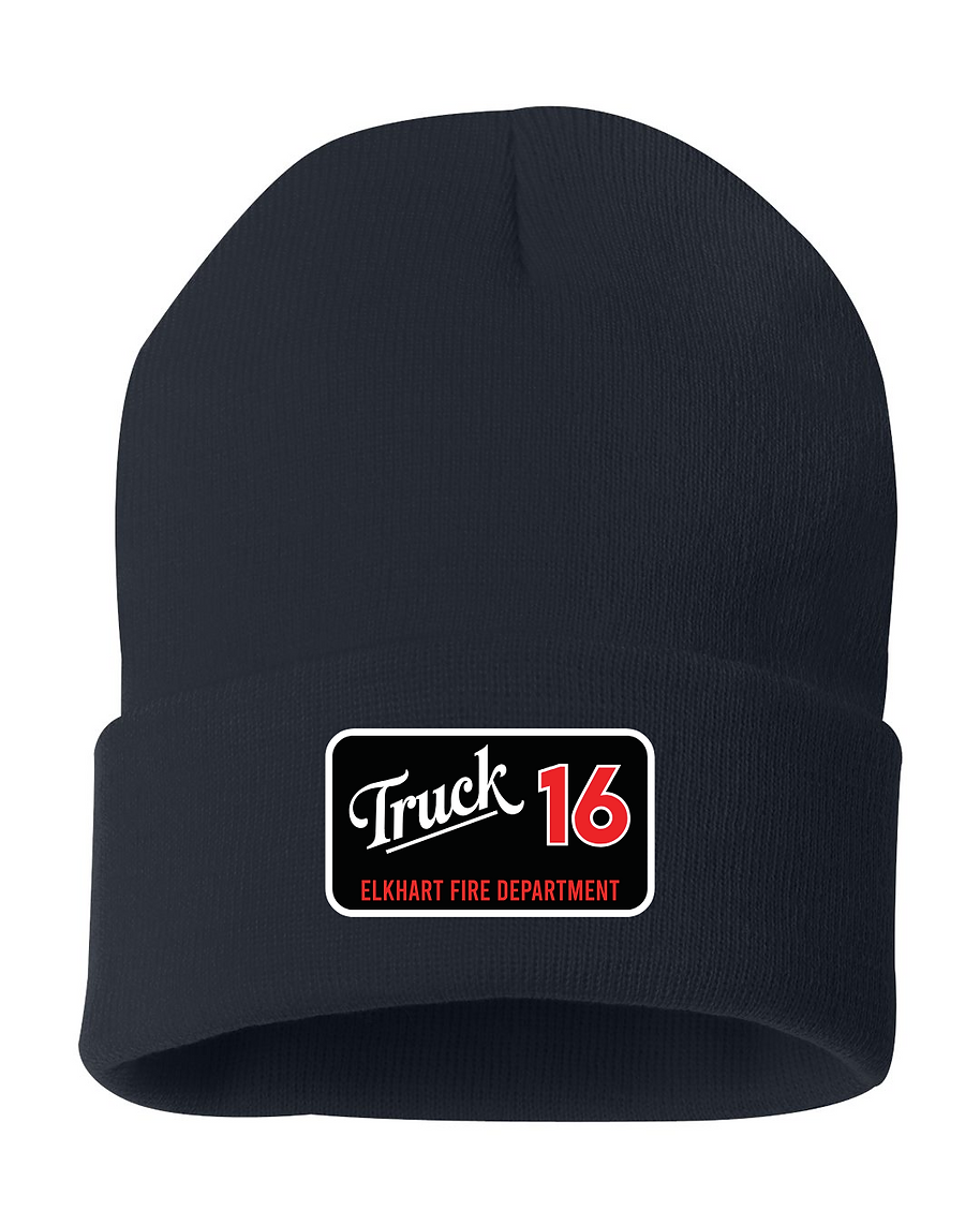 SP12 - Navy Cuffed Beanie