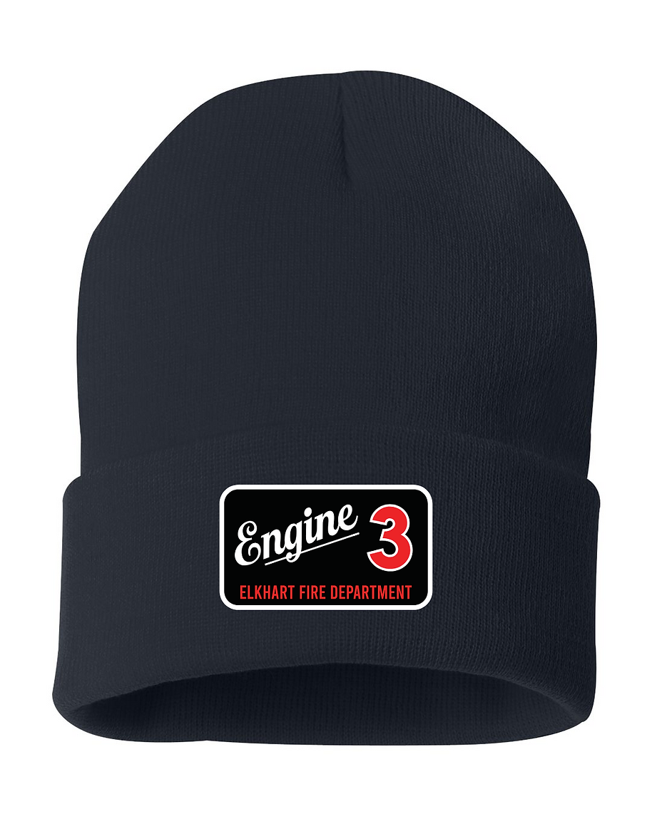 SP12 - Navy Cuffed Beanie