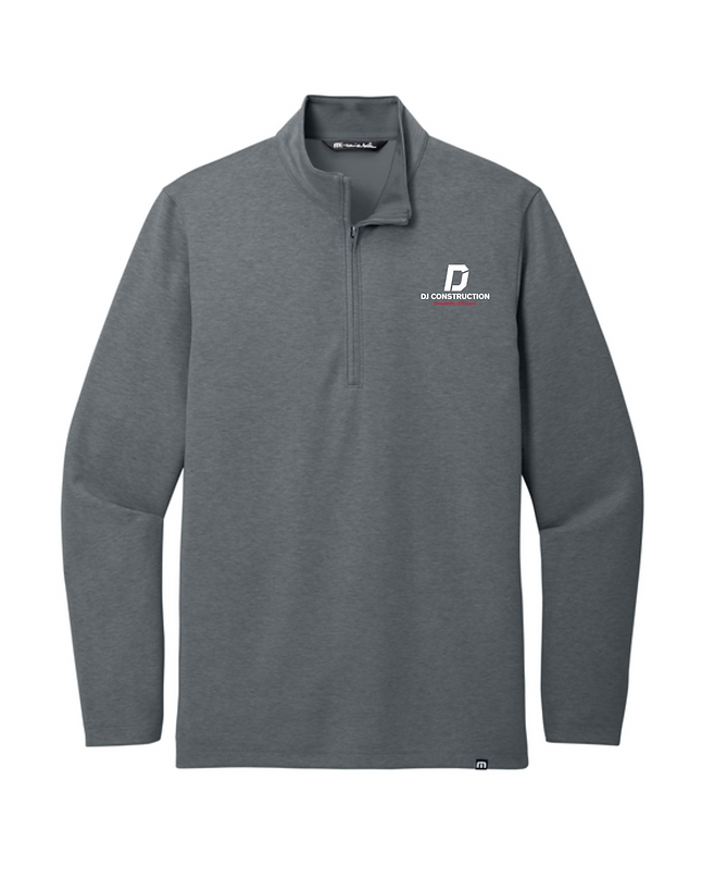 TM1MZ339 - Heather Grey TravisMathew Coveside 1/4-Zip