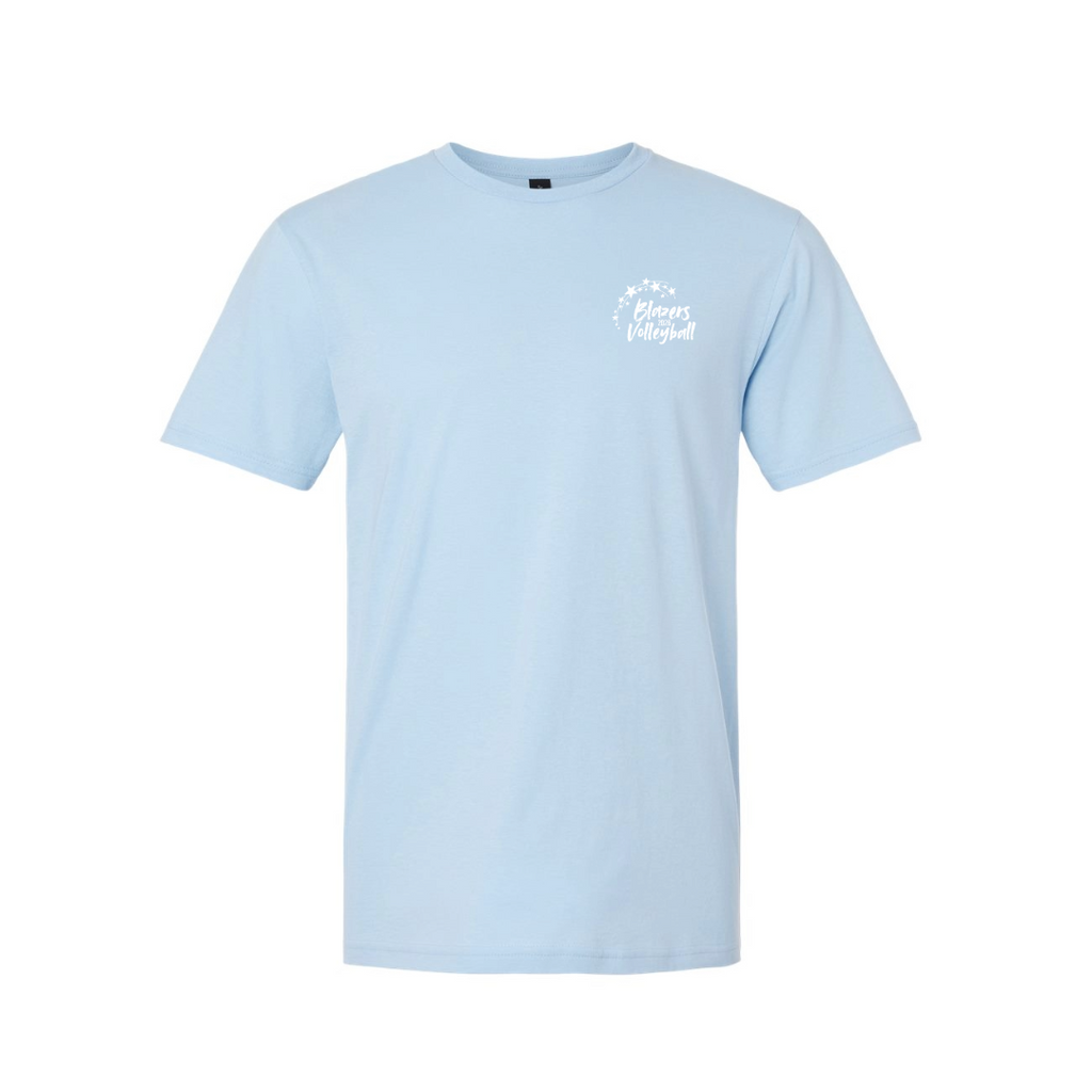 64000B - Youth Short Sleeve Blue Blazers